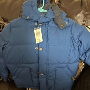 Boys size 5 Polo Ralph Lauren Blue Down Puffer Jacket